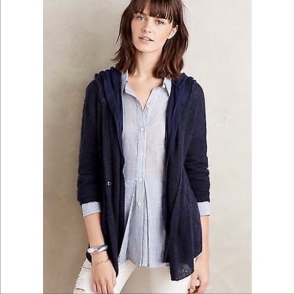 Moth Alpaca Wool Hooded Sweater XS